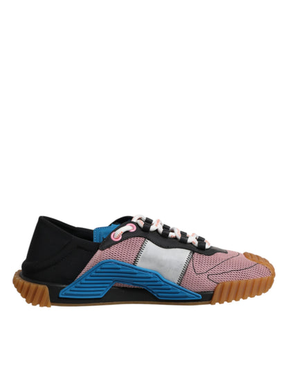 Dolce & Gabbana Multicolor Lace Up Low Top NS1 Turnschuhe Schuhe