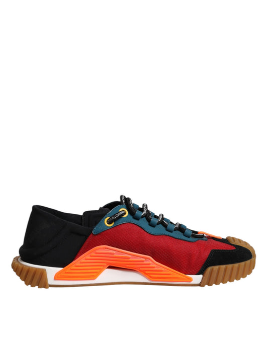 Dolce & Gabbana Multicolor Logo Low Top NS1 Turnschuhe Schuhe