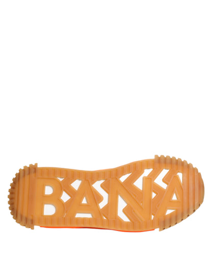 Dolce & Gabbana Multicolor Logo Low Top NS1 Turnschuhe Schuhe