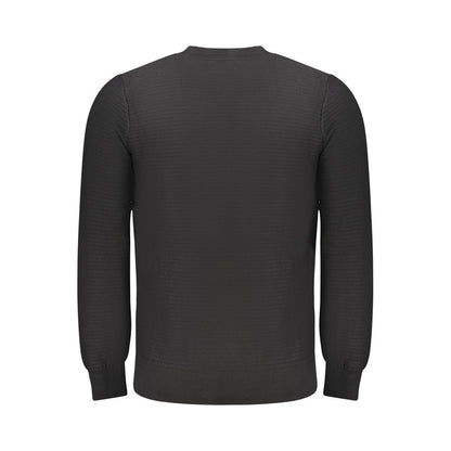 Hugo Boss Schwarzer Baumwollpullover für Männer