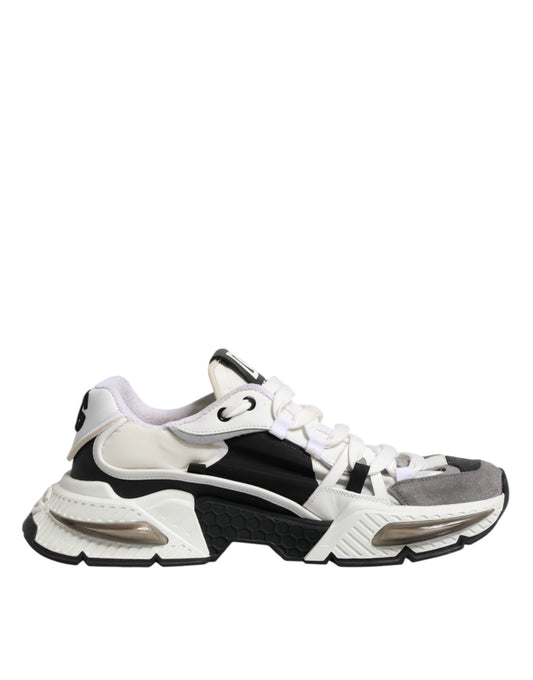 Dolce & Gabbana Weiß Schwarz Logo Airmaster Männer Turnschuhe Schuhe