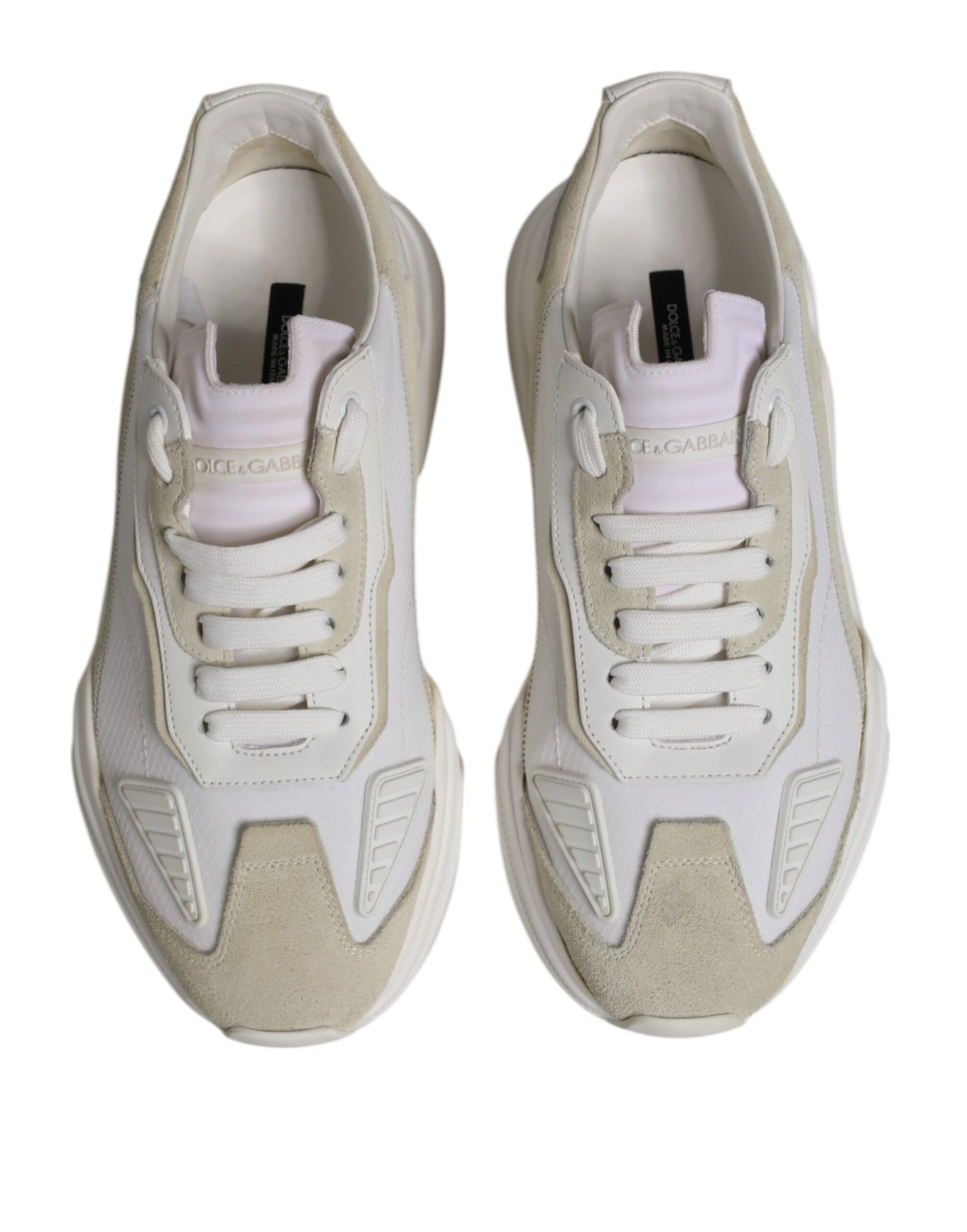 Dolce & Gabbana Weiß Low Top Daymaster Männer Turnschuhe Schuhe