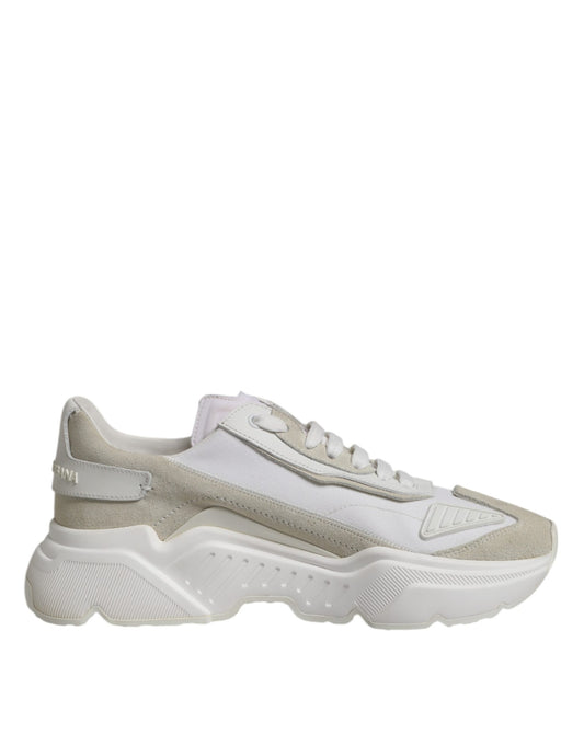 Dolce & Gabbana Weiß Low Top Daymaster Männer Turnschuhe Schuhe