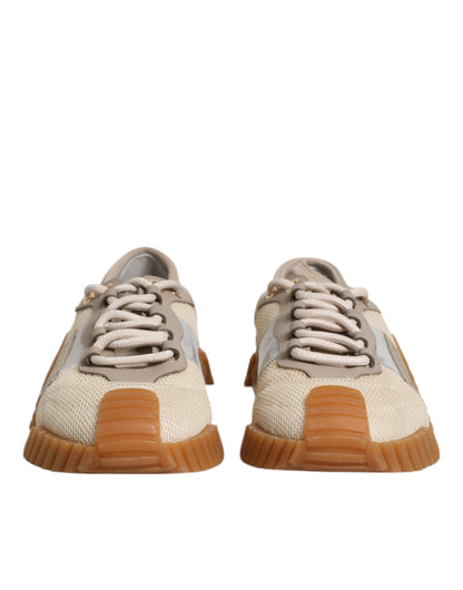 Dolce & Gabbana Multicolor Lace Up Low Top NS1 Turnschuhe Schuhe