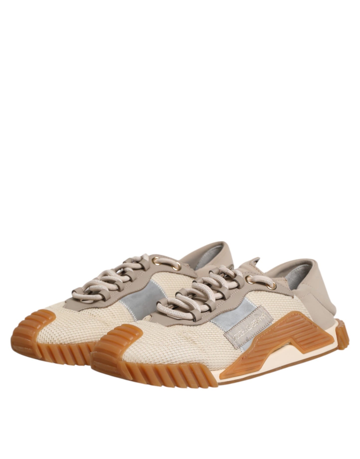 Dolce & Gabbana Multicolor Lace Up Low Top NS1 Turnschuhe Schuhe
