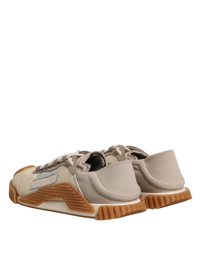 Dolce & Gabbana Multicolor Lace Up Low Top NS1 Turnschuhe Schuhe