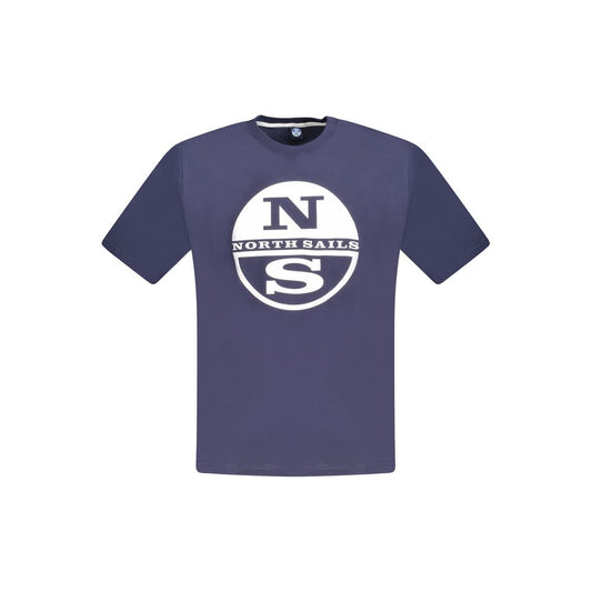 North Sails Blau Baumwolle Männer T-Shirt