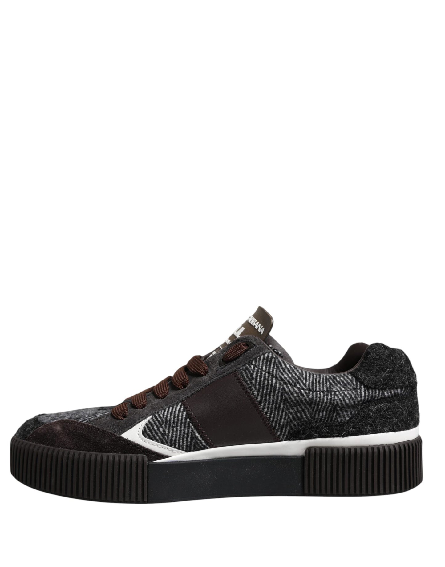 Dolce & Gabbana Multicolor Leder Low Top Sneakers Schuhe