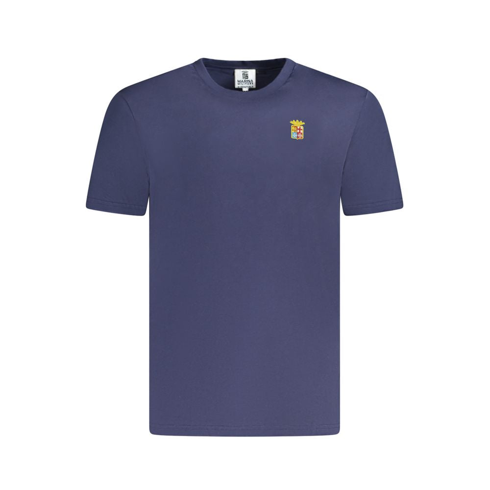 Marina Militare T-Shirt aus blauer Baumwolle