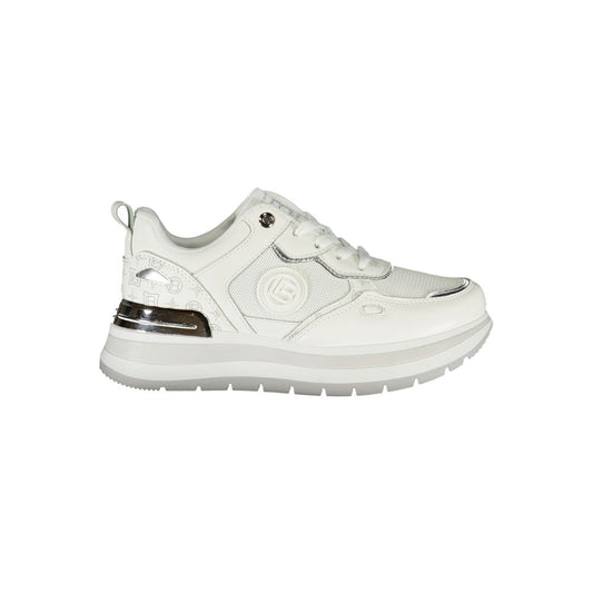 Laura Biagiotti Weißer Polyester Damen Sneaker