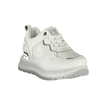 Laura Biagiotti Weißer Polyester Damen Sneaker