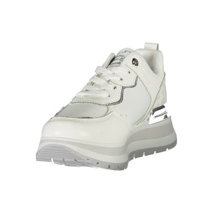 Laura Biagiotti Weißer Polyester Damen Sneaker