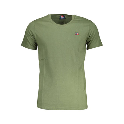 Norway 1963 Grünes Baumwolle Männer T-Shirt