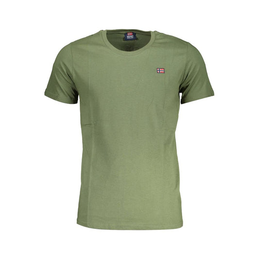 Norway 1963 Grünes Baumwolle Männer T-Shirt