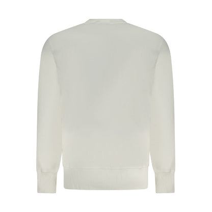 Calvin Klein Weißer Baumwollpullover für Männer