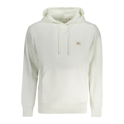 Calvin Klein Weißer Baumwollpullover für Männer
