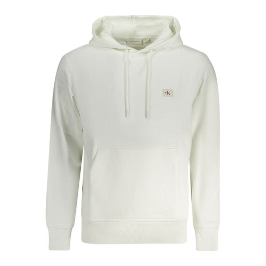 Calvin Klein Weißer Baumwollpullover für Männer