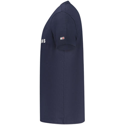 Tommy Hilfiger Blau Baumwolle Männer T-Shirt