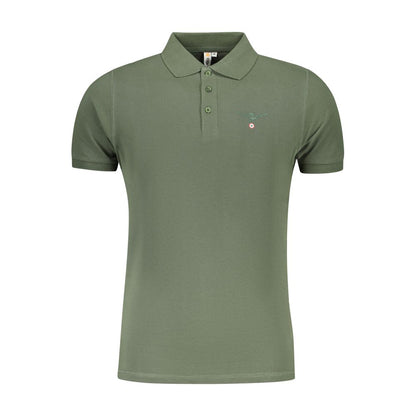 Accademia Militare Grünes Baumwoll-Poloshirt