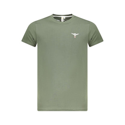 Accademia Militare T-Shirt aus grüner Baumwolle