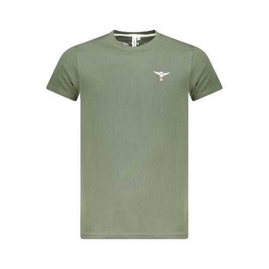 Accademia Militare T-Shirt aus grüner Baumwolle