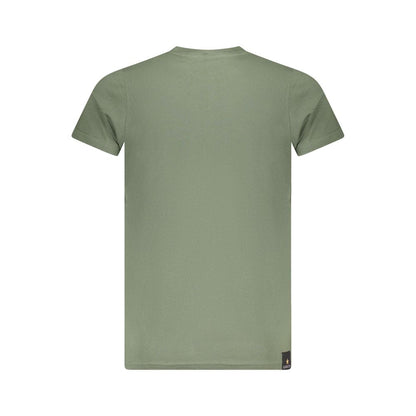 Accademia Militare T-Shirt aus grüner Baumwolle