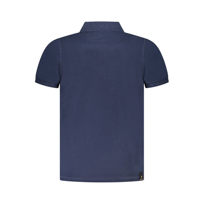 Accademia Militare Blaues Baumwoll-Poloshirt