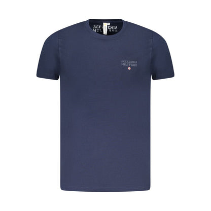 Accademia Militare T-Shirt aus blauer Baumwolle
