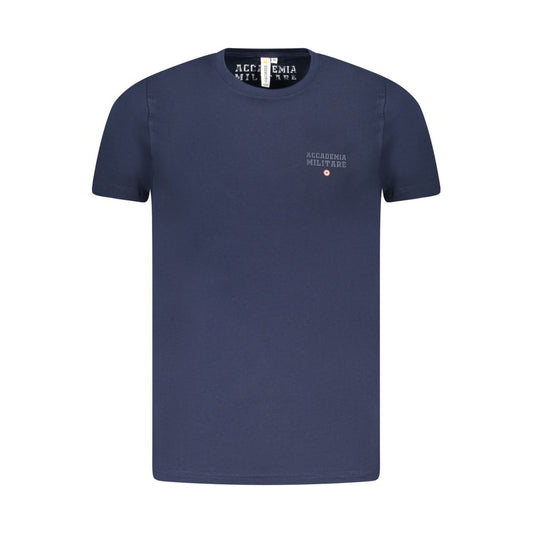 Accademia Militare T-Shirt aus blauer Baumwolle