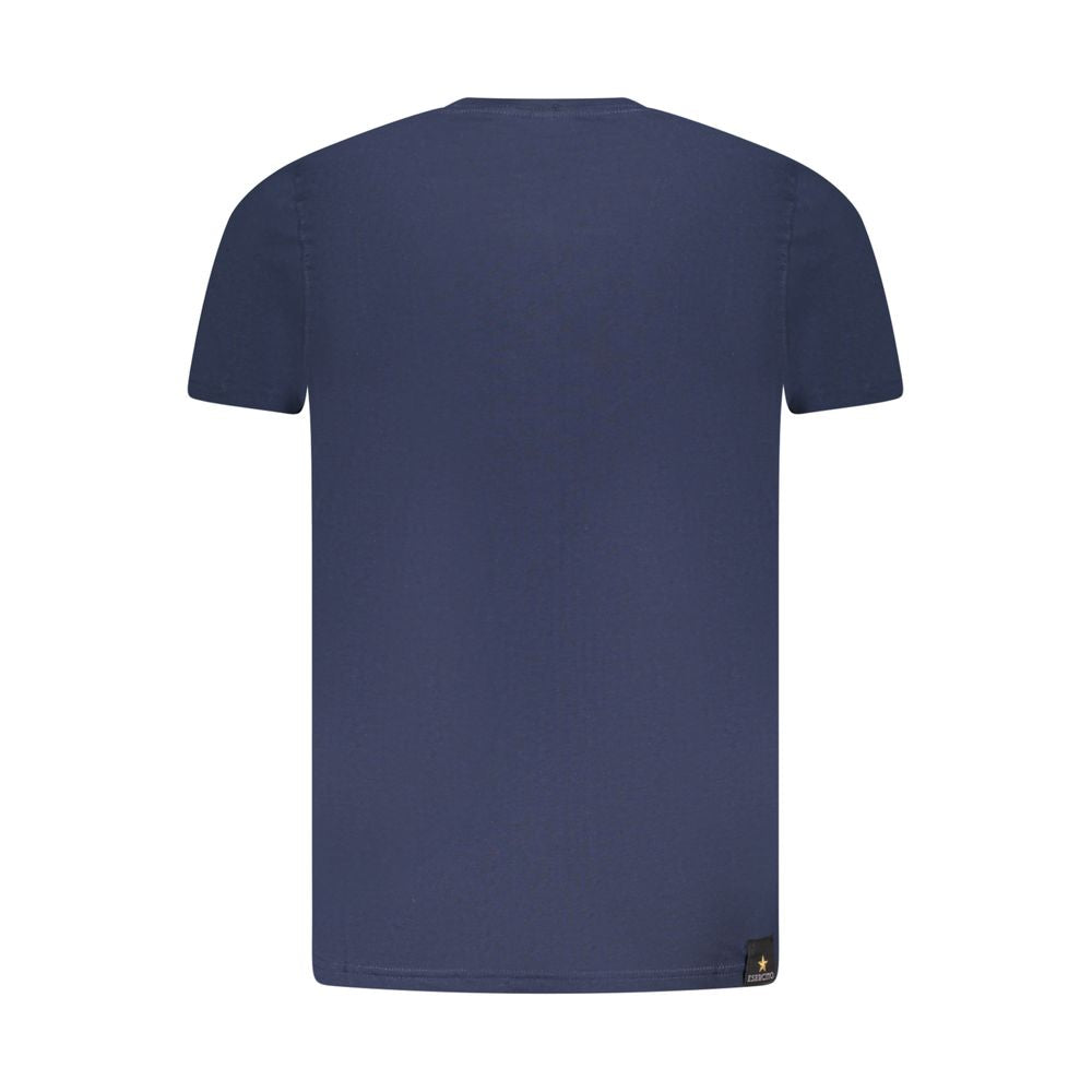 Accademia Militare T-Shirt aus blauer Baumwolle