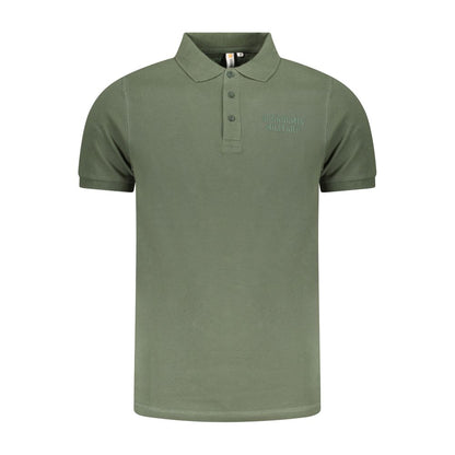 Accademia Militare Grünes Baumwoll-Poloshirt