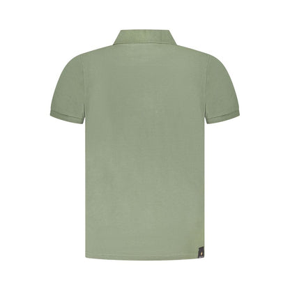 Accademia Militare Grünes Baumwoll-Poloshirt