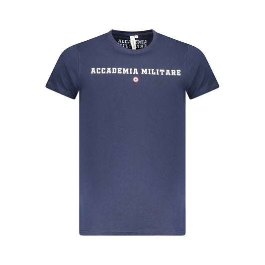 Accademia Militare T-Shirt aus blauer Baumwolle