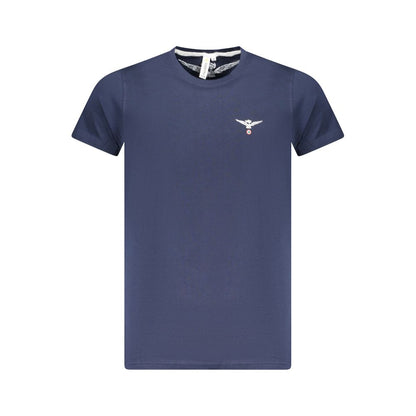 Accademia Militare T-Shirt aus blauer Baumwolle