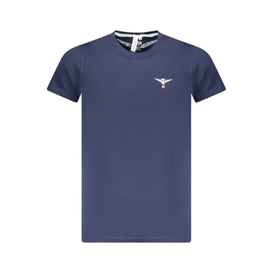 Accademia Militare T-Shirt aus blauer Baumwolle