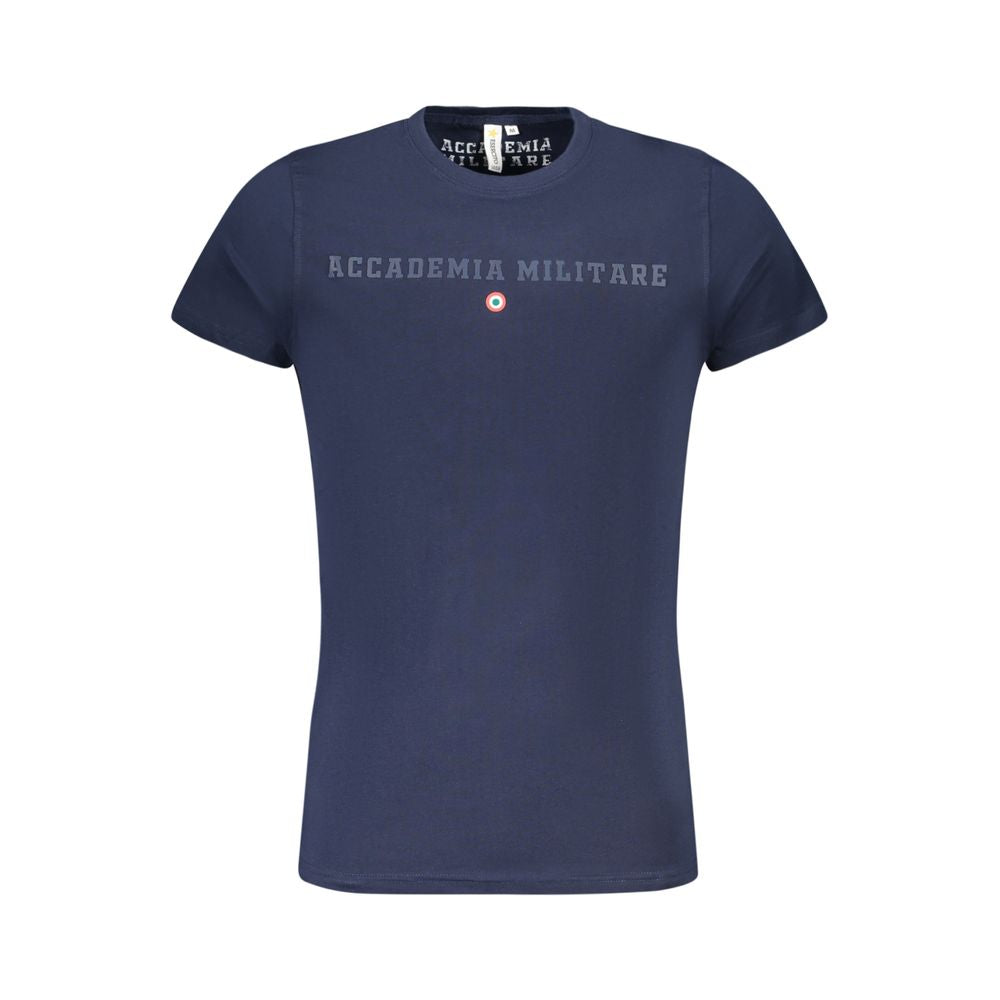 Accademia Militare T-Shirt aus blauer Baumwolle
