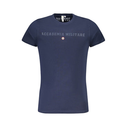 Accademia Militare T-Shirt aus blauer Baumwolle