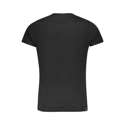 Accademia Militare Schwarzes T-Shirt aus Baumwolle