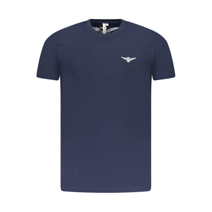 Accademia Militare T-Shirt aus blauer Baumwolle