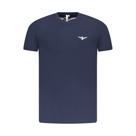 Accademia Militare T-Shirt aus blauer Baumwolle