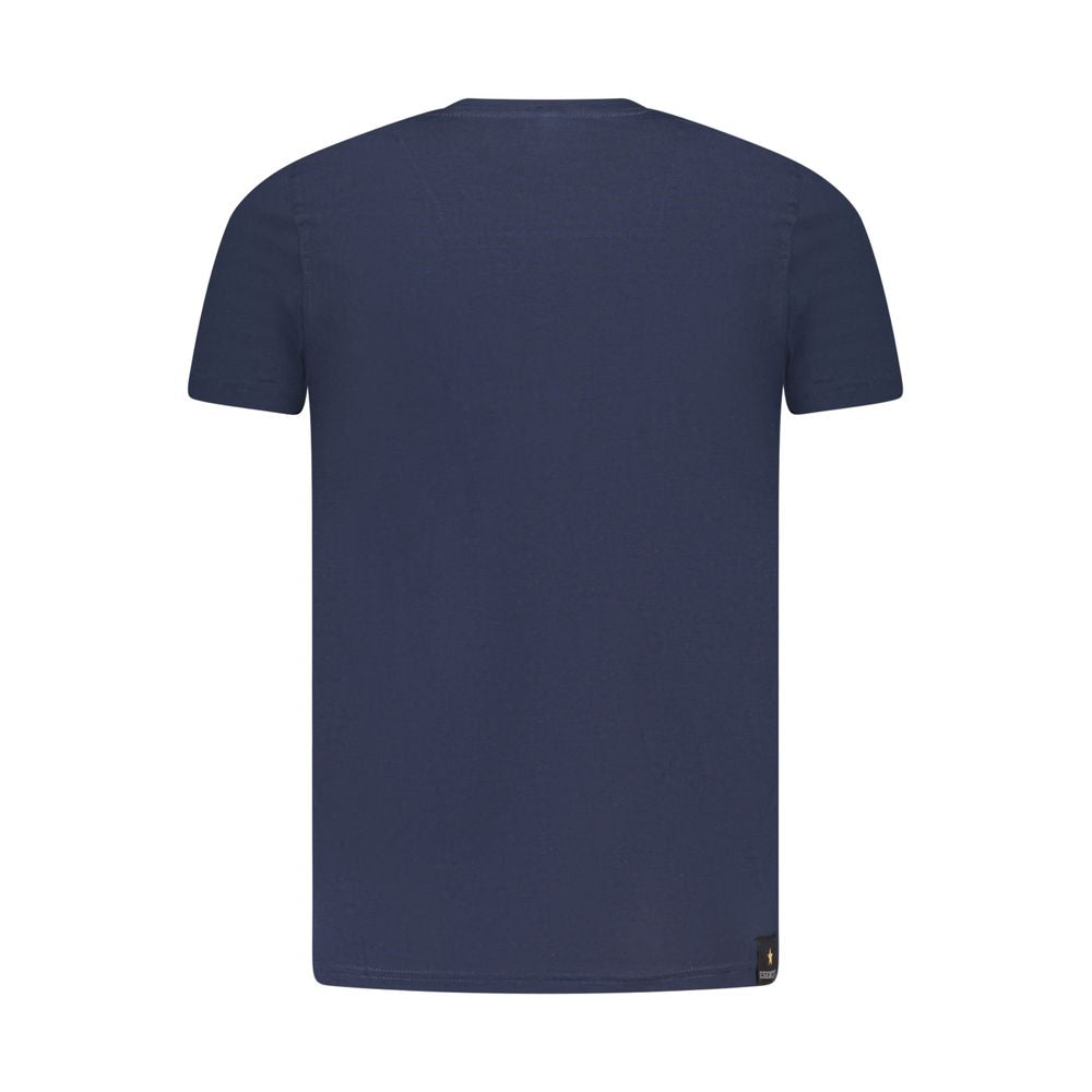 Accademia Militare T-Shirt aus blauer Baumwolle
