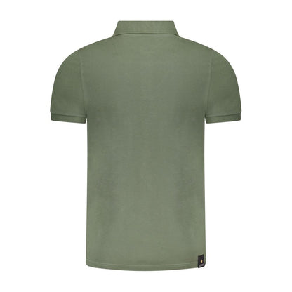 Accademia Militare Grünes Baumwoll-Poloshirt