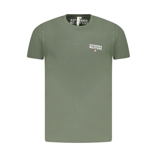 Accademia Militare T-Shirt aus grüner Baumwolle