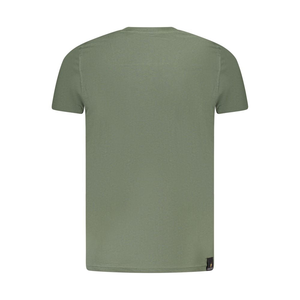 Accademia Militare T-Shirt aus grüner Baumwolle