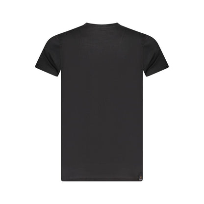 Accademia Militare Schwarzes T-Shirt aus Baumwolle