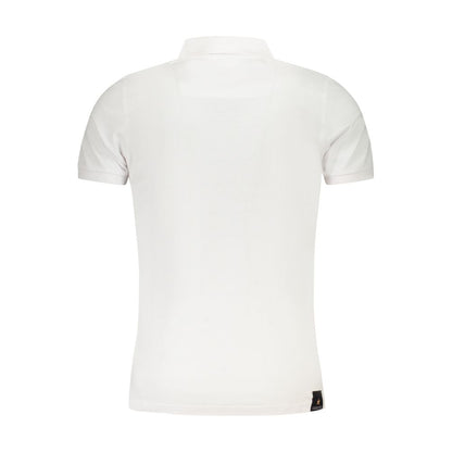 Accademia Militare Weißes Baumwoll-Poloshirt