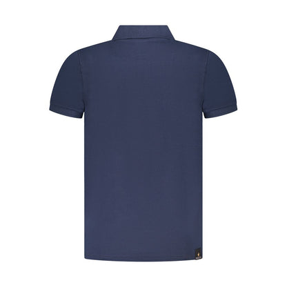 Accademia Militare Blaues Baumwoll-Poloshirt
