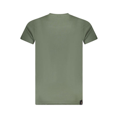 Accademia Militare T-Shirt aus grüner Baumwolle