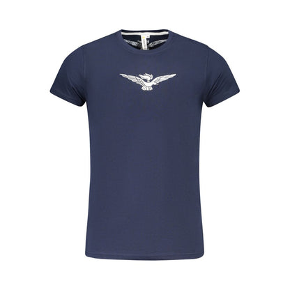 Accademia Militare T-Shirt aus blauer Baumwolle