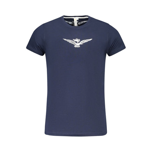 Accademia Militare T-Shirt aus blauer Baumwolle
